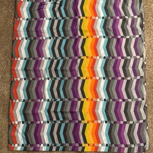 Beautiful geometric fabric cover. Couch/ bed/ or wall hanging.